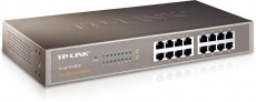 TP-LINK Switch TL-SF1016DS, 16 port, 10-100 Mbps, Steel Case